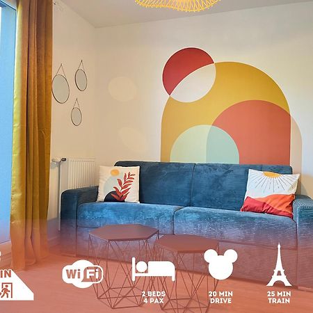 Le 24 Nautic, Appartement Douillet Bassin Olympique Disneyland & Paris Avec Parking Vaires-sur-Marne Luaran gambar